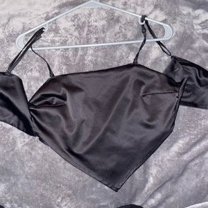 Satin Handkerchief Top